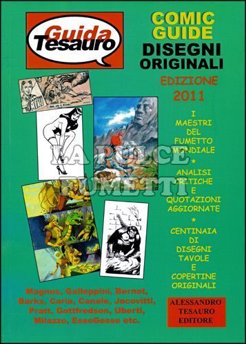 COMIC GUIDE DISEGNI ORIGINALI 2011